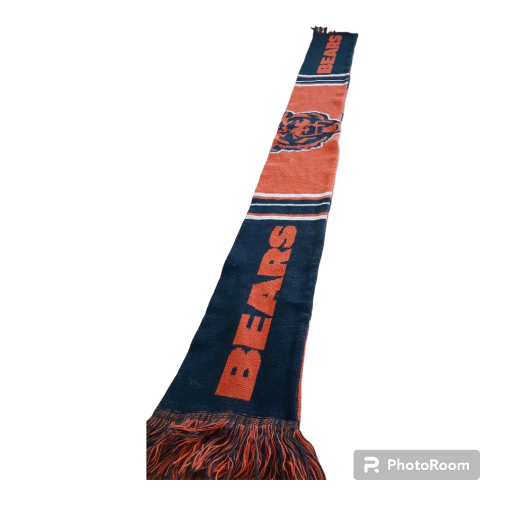 Forever Collectibles, Chicago Bears Scarf,  Orange and Blue,